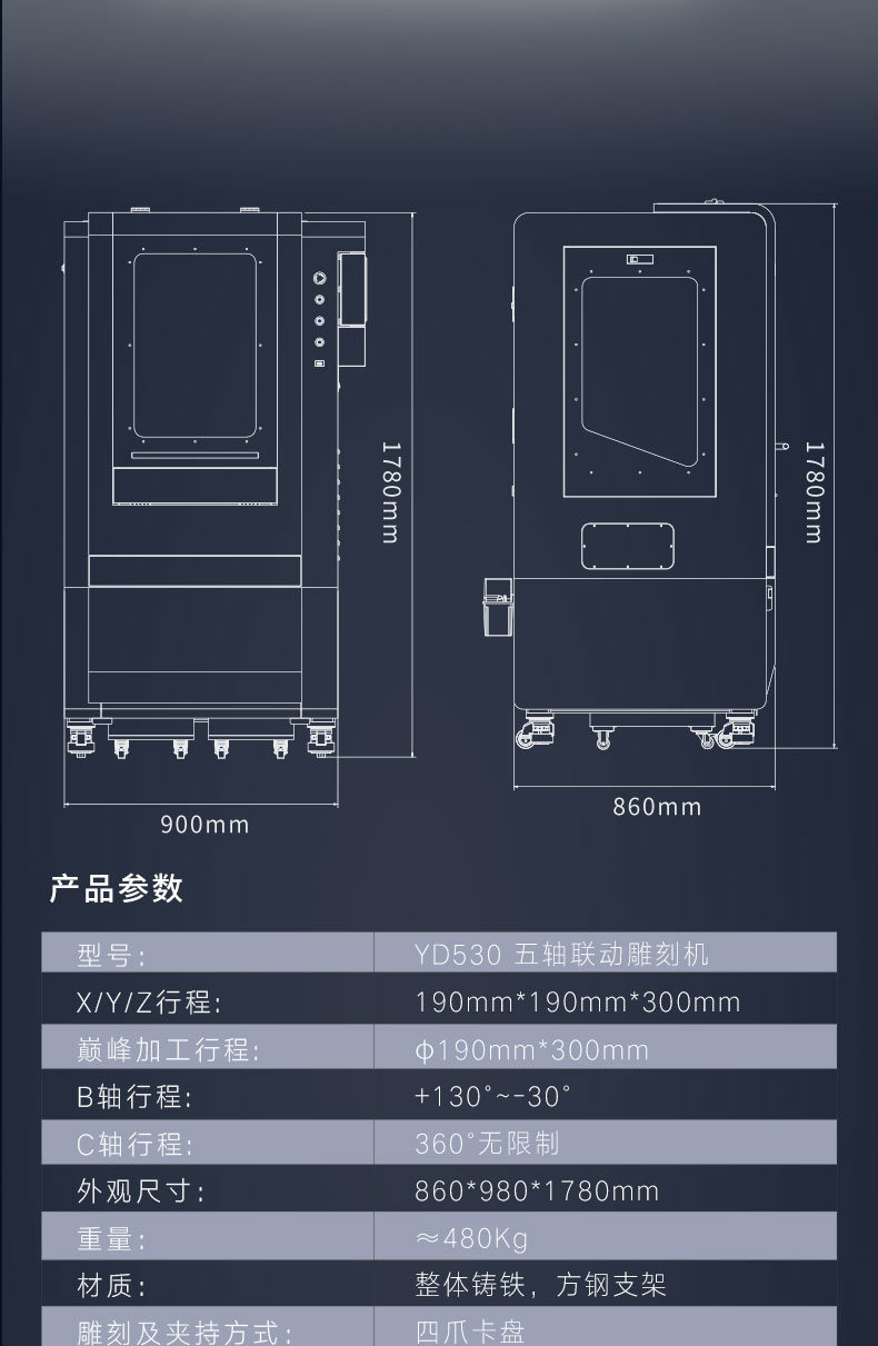 十大小型五轴雕刻机品牌厂家